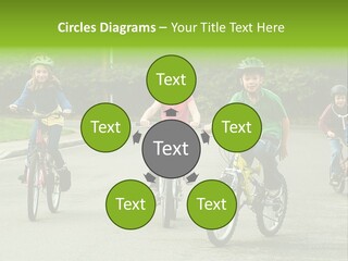 Bike Leisure Boy PowerPoint Template