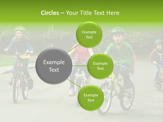 Bike Leisure Boy PowerPoint Template