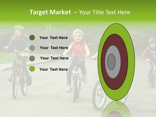 Bike Leisure Boy PowerPoint Template