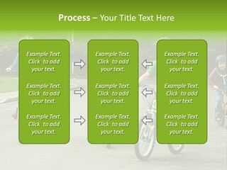 Bike Leisure Boy PowerPoint Template