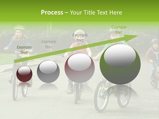 Bike Leisure Boy PowerPoint Template