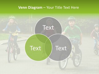 Bike Leisure Boy PowerPoint Template