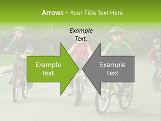 Bike Leisure Boy PowerPoint Template
