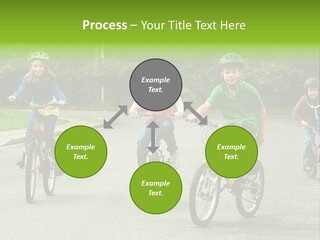 Bike Leisure Boy PowerPoint Template