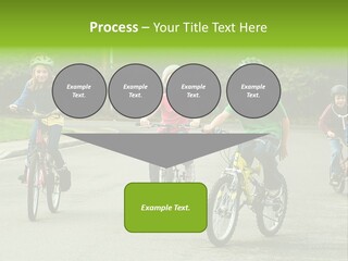 Bike Leisure Boy PowerPoint Template