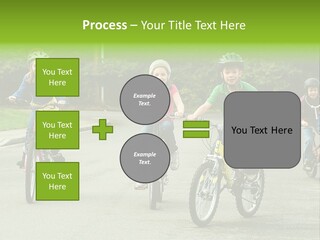 Bike Leisure Boy PowerPoint Template
