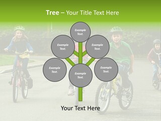 Bike Leisure Boy PowerPoint Template
