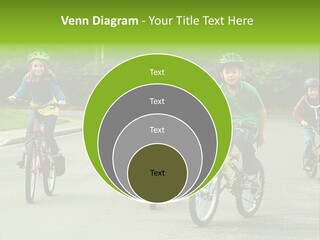 Bike Leisure Boy PowerPoint Template
