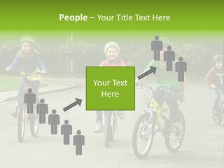 Bike Leisure Boy PowerPoint Template