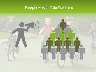 Bike Leisure Boy PowerPoint Template