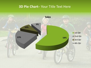Bike Leisure Boy PowerPoint Template