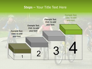 Bike Leisure Boy PowerPoint Template