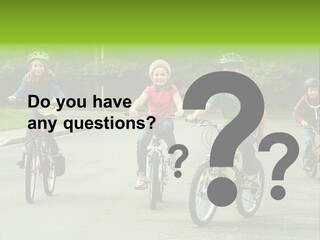 Bike Leisure Boy PowerPoint Template