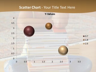 Training Textbooks Stack PowerPoint Template