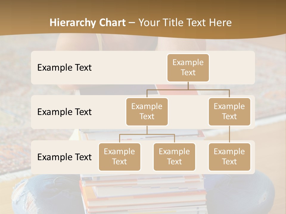 Training Textbooks Stack PowerPoint Template