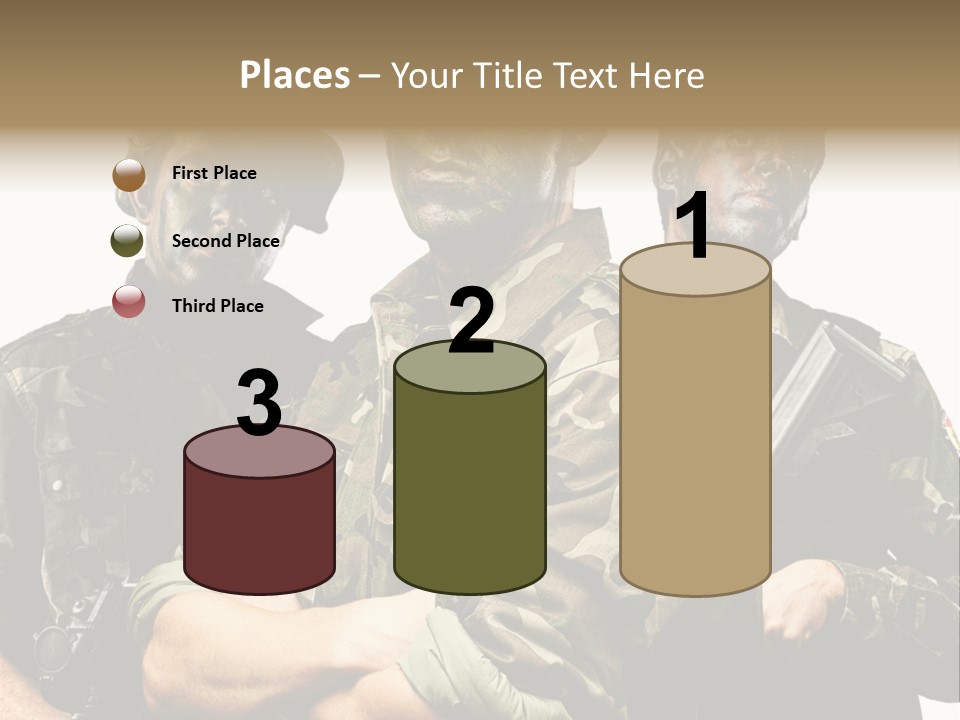 Combat Gun Power PowerPoint Template