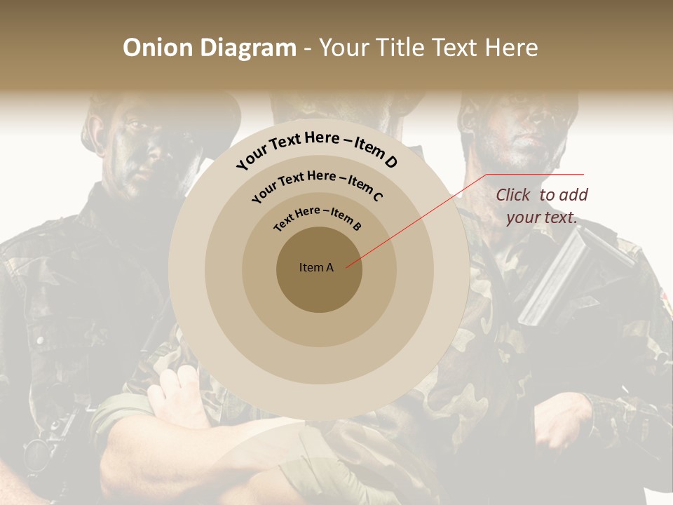Combat Gun Power PowerPoint Template