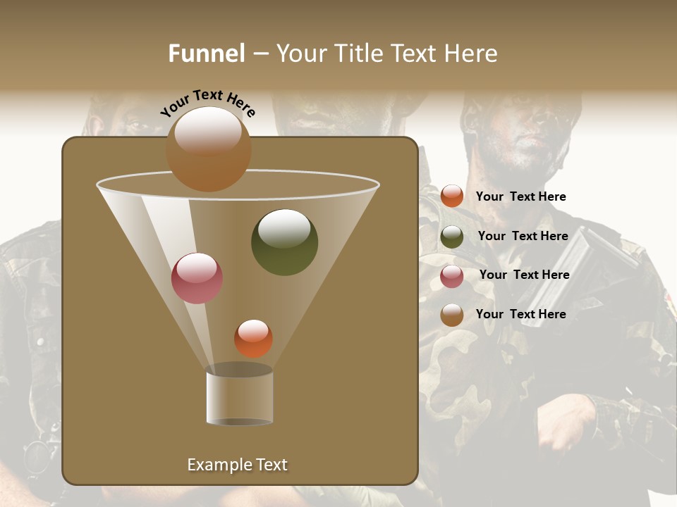 Combat Gun Power PowerPoint Template