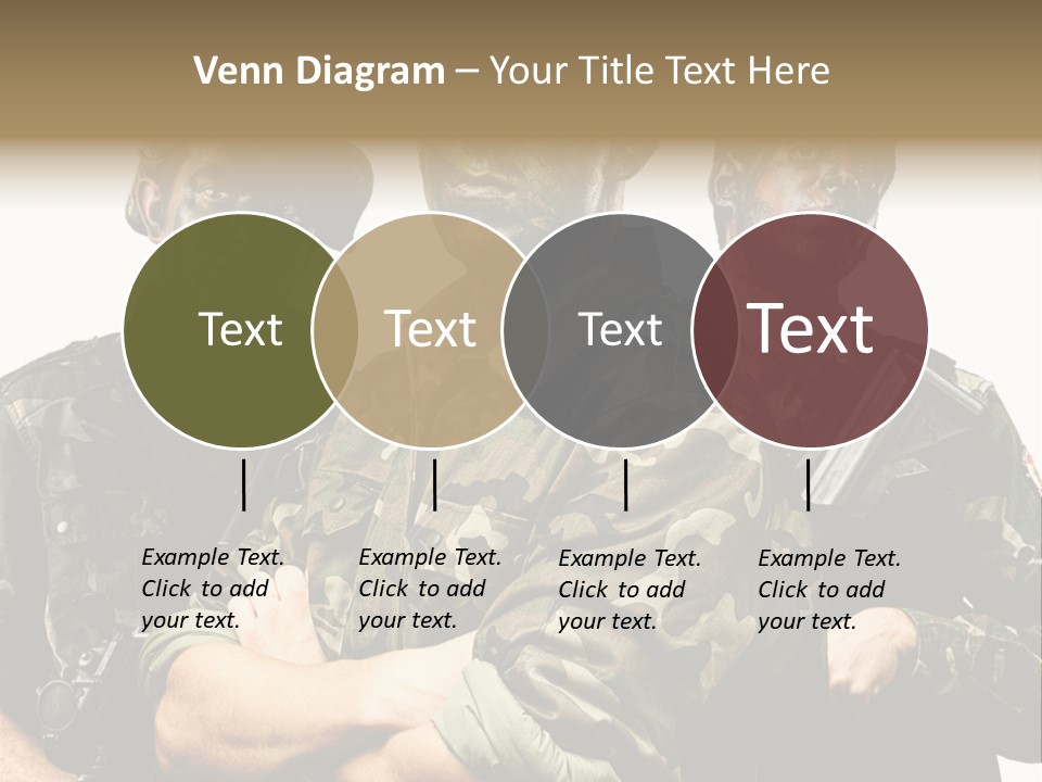 Combat Gun Power PowerPoint Template