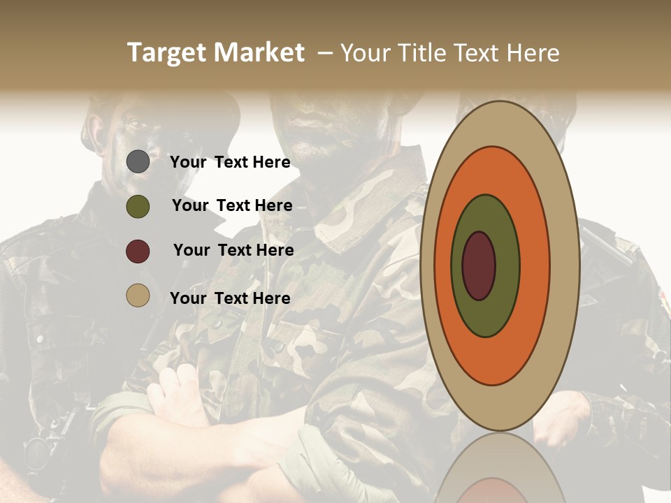 Combat Gun Power PowerPoint Template
