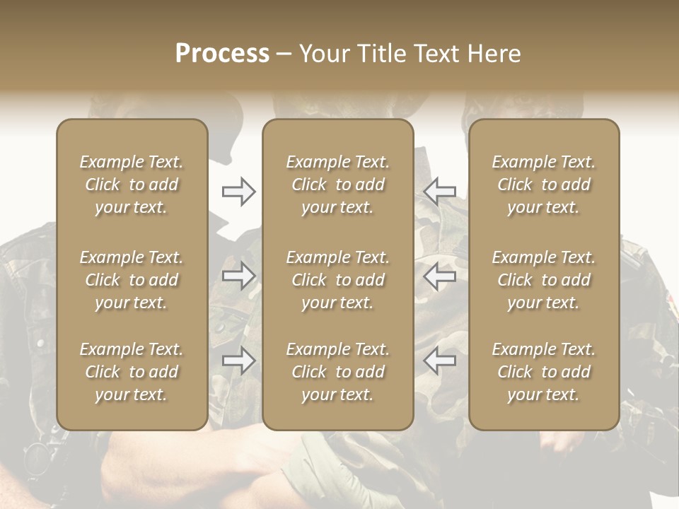 Combat Gun Power PowerPoint Template