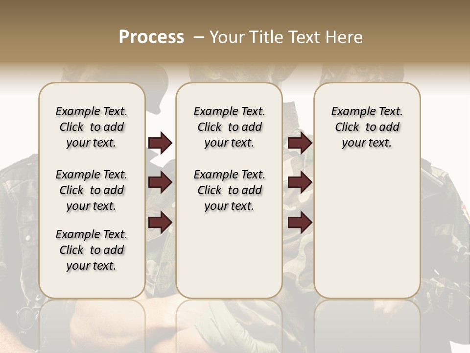 Combat Gun Power PowerPoint Template