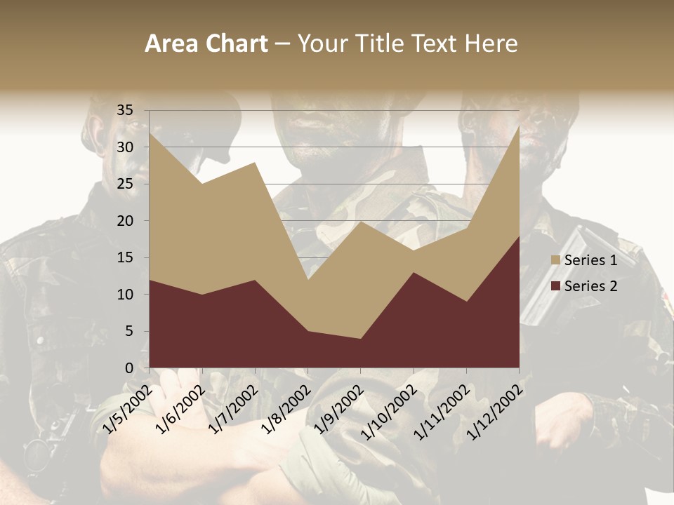 Combat Gun Power PowerPoint Template