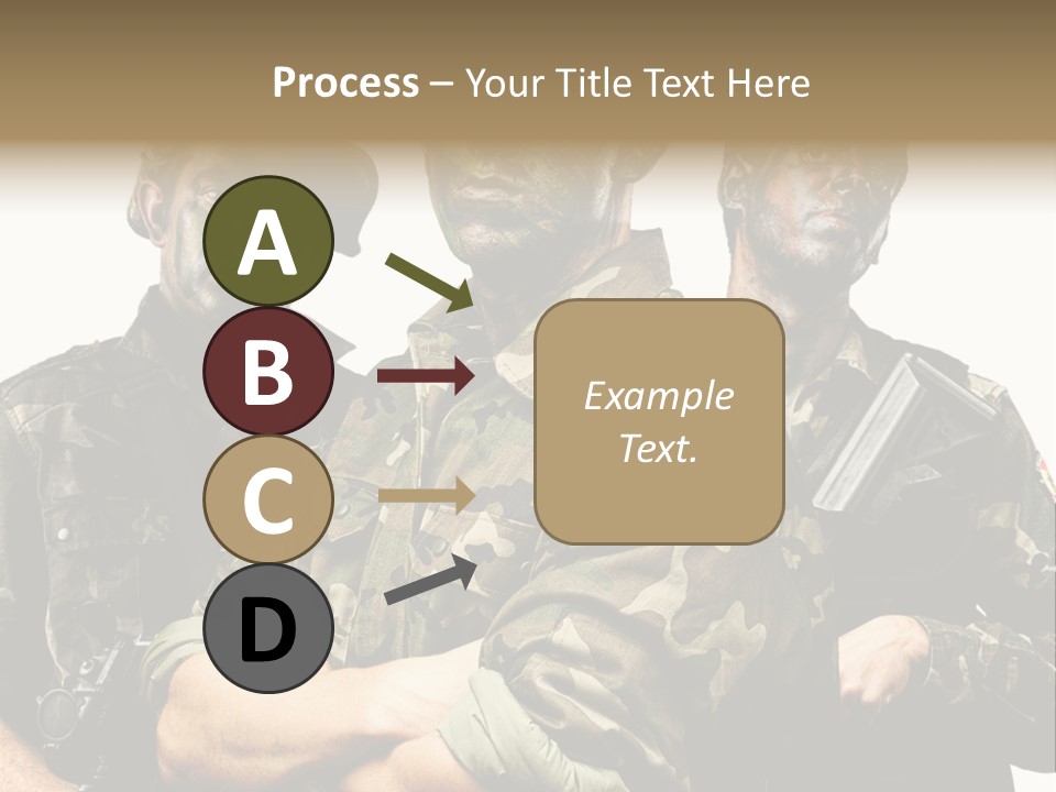 Combat Gun Power PowerPoint Template