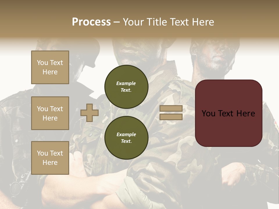 Combat Gun Power PowerPoint Template