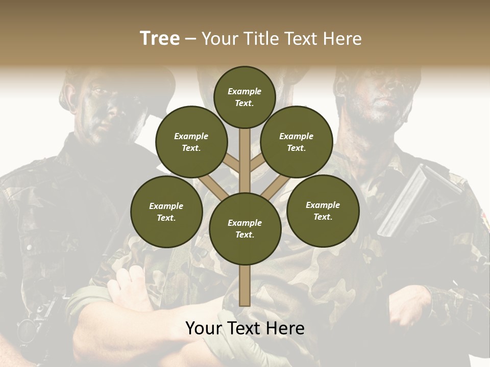 Combat Gun Power PowerPoint Template