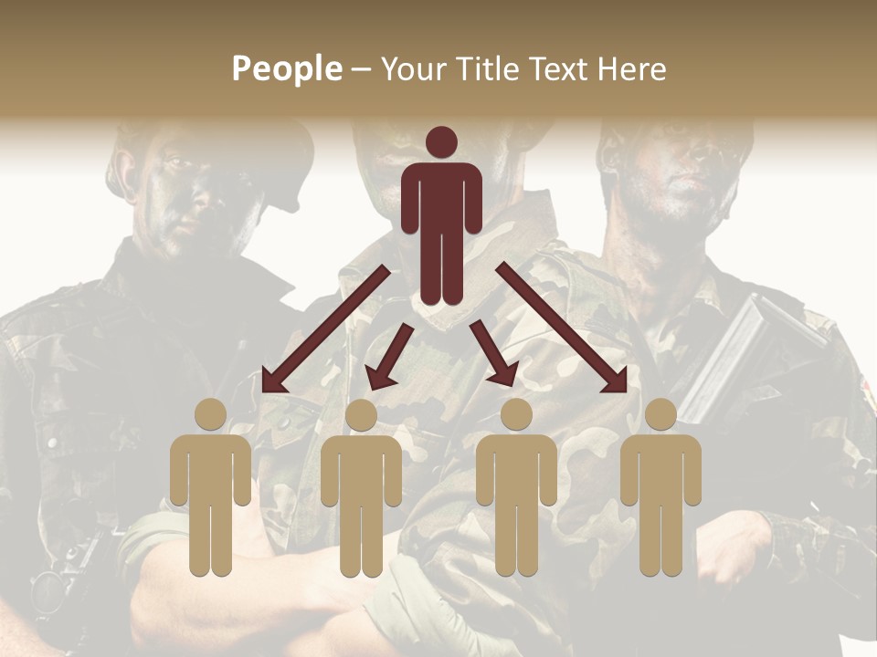 Combat Gun Power PowerPoint Template