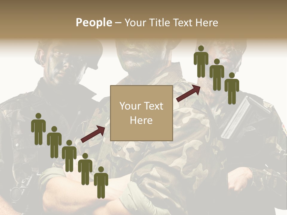 Combat Gun Power PowerPoint Template