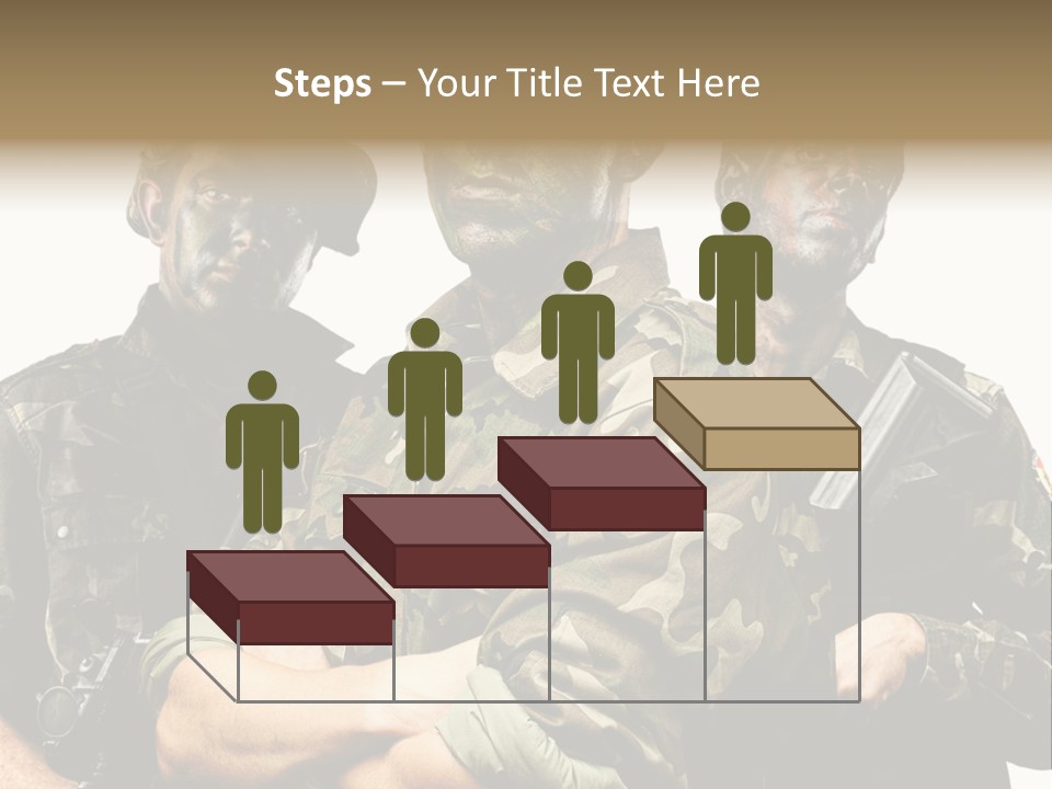 Combat Gun Power PowerPoint Template