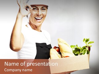 Purchase Vegetable Smile PowerPoint Template