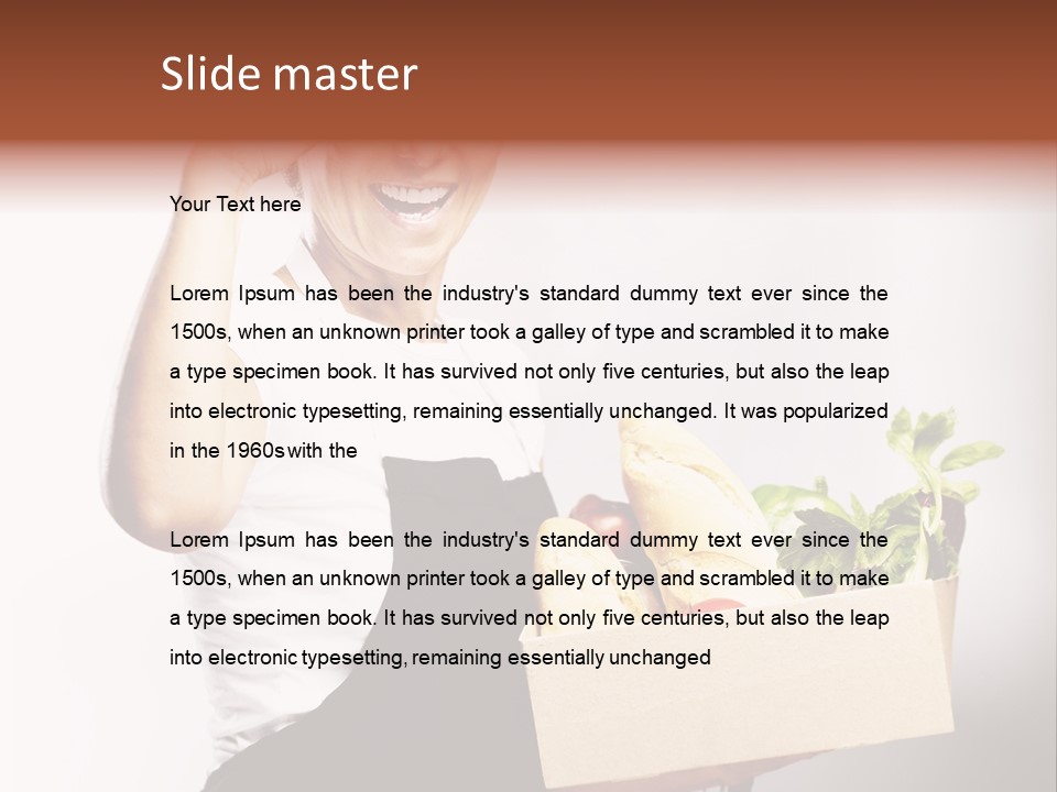 Purchase Vegetable Smile PowerPoint Template