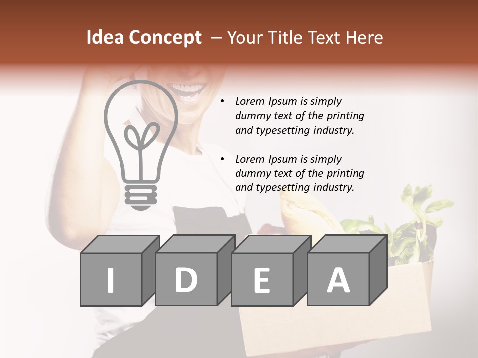 Purchase Vegetable Smile PowerPoint Template