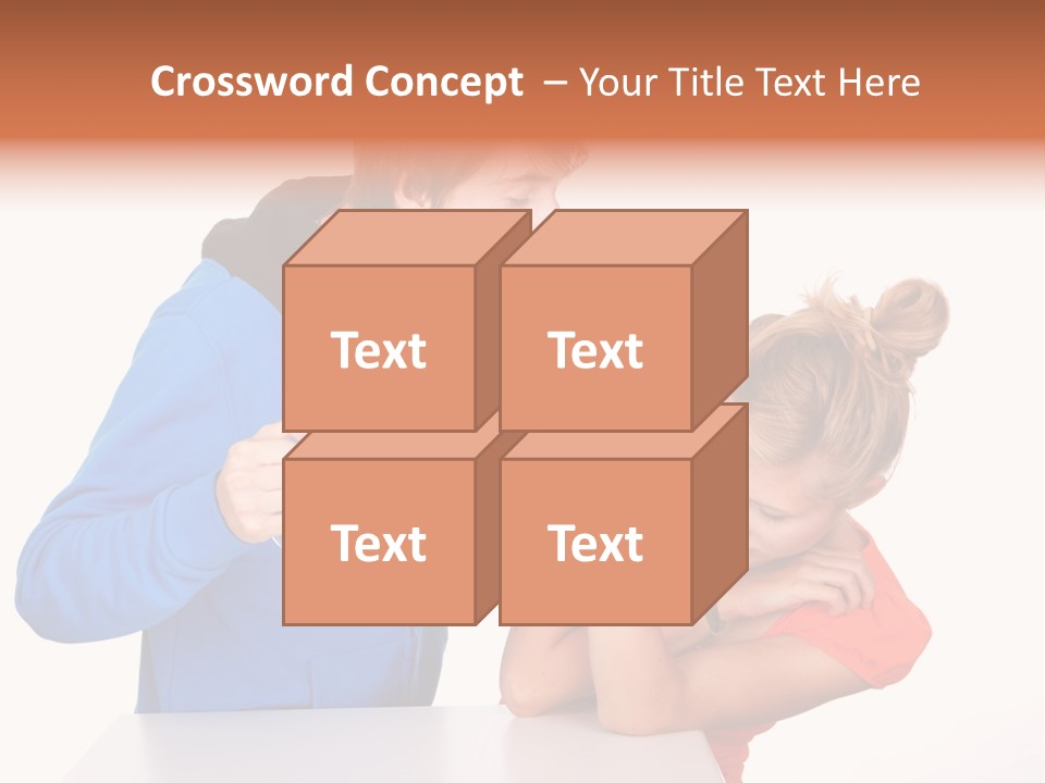 A Man And A Woman Are Screaming At Each Other PowerPoint Template
