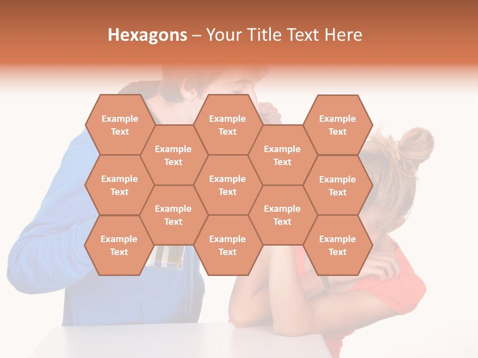 A Man And A Woman Are Screaming At Each Other PowerPoint Template