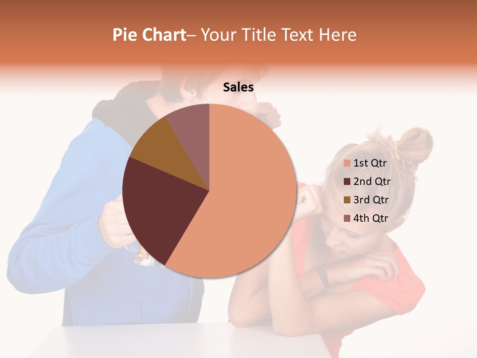 A Man And A Woman Are Screaming At Each Other PowerPoint Template
