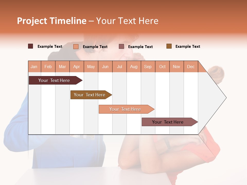 A Man And A Woman Are Screaming At Each Other PowerPoint Template