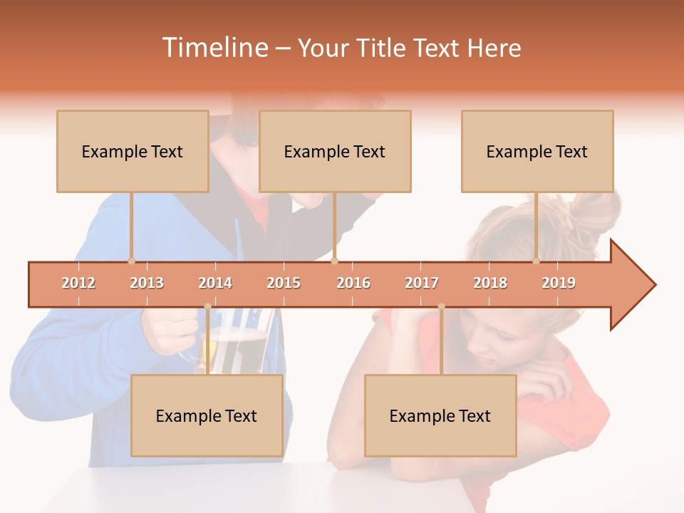 A Man And A Woman Are Screaming At Each Other PowerPoint Template