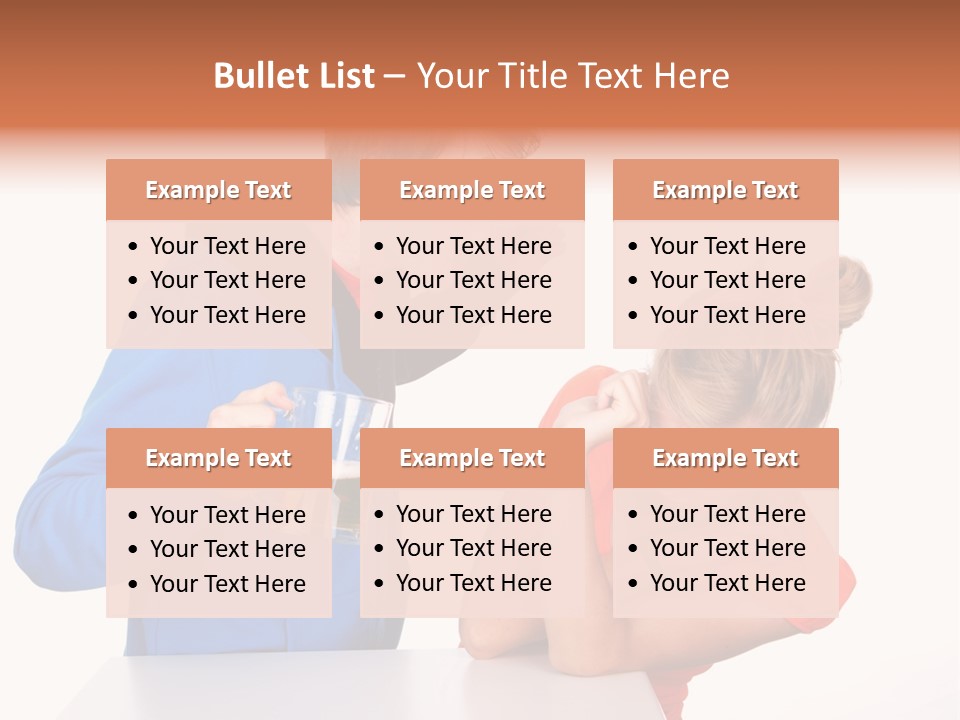 A Man And A Woman Are Screaming At Each Other PowerPoint Template