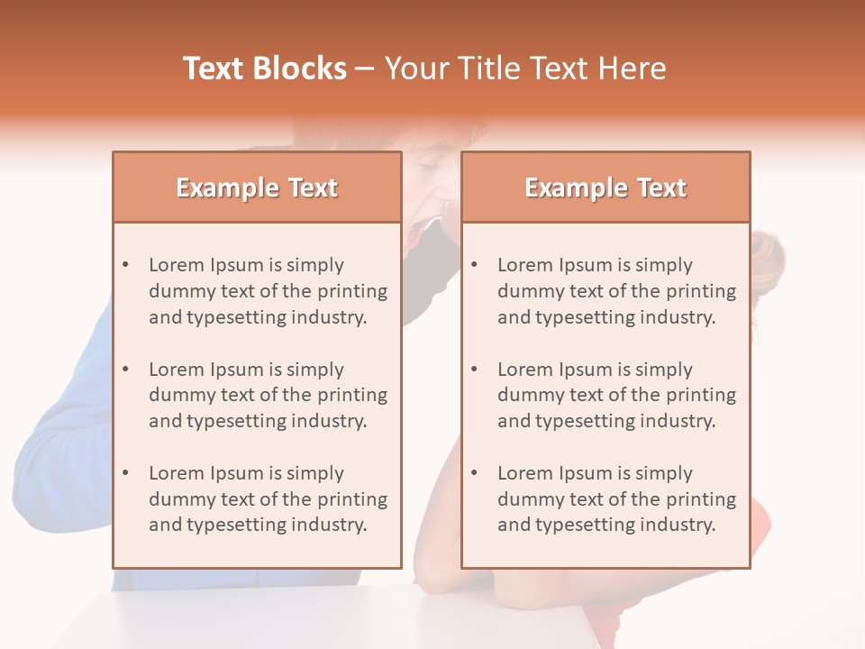 A Man And A Woman Are Screaming At Each Other PowerPoint Template