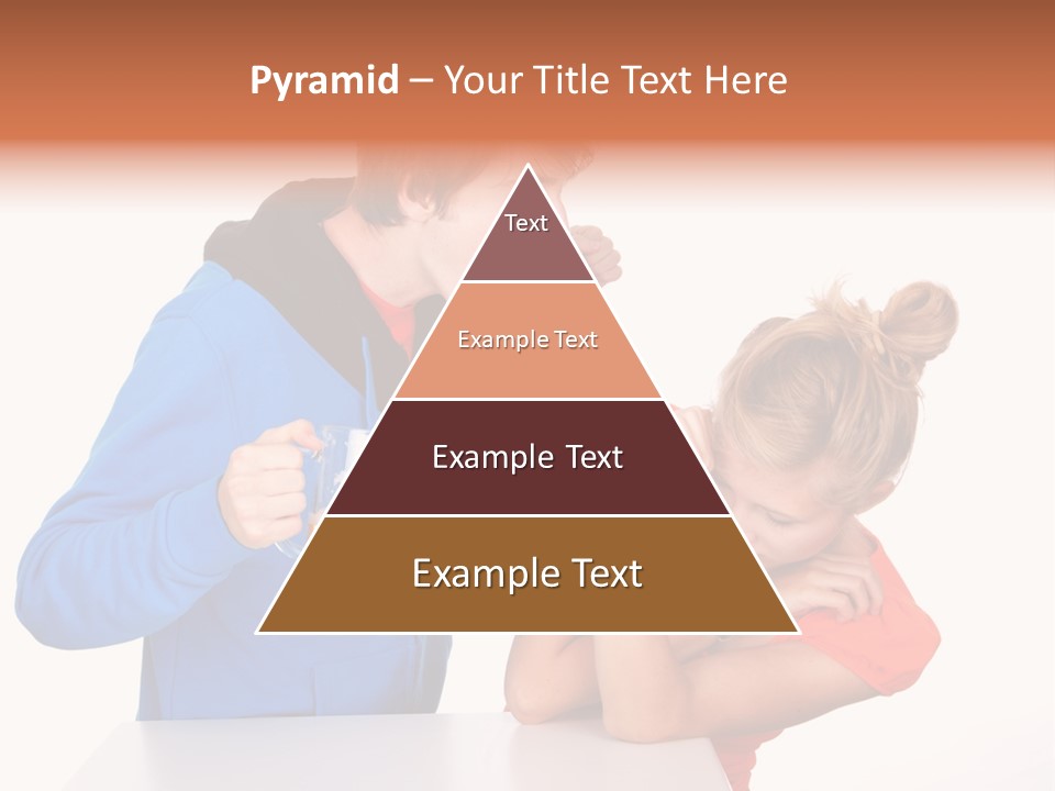 A Man And A Woman Are Screaming At Each Other PowerPoint Template