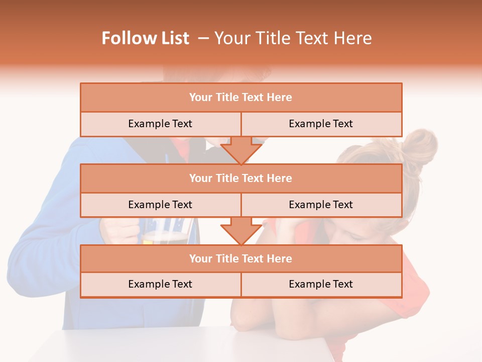 A Man And A Woman Are Screaming At Each Other PowerPoint Template