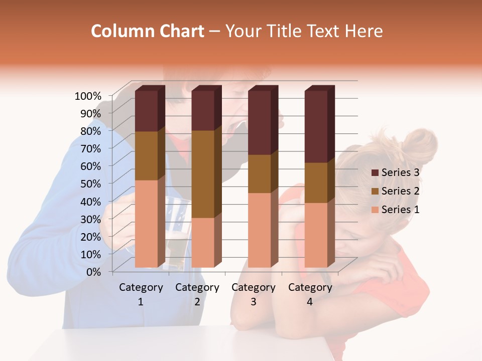 A Man And A Woman Are Screaming At Each Other PowerPoint Template