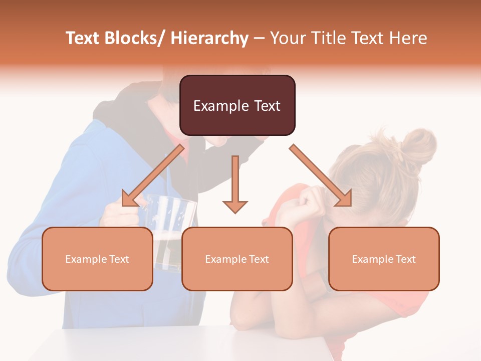 A Man And A Woman Are Screaming At Each Other PowerPoint Template