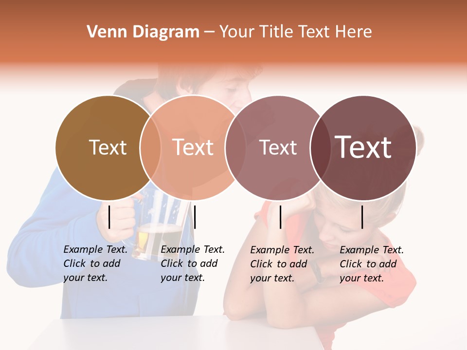 A Man And A Woman Are Screaming At Each Other PowerPoint Template