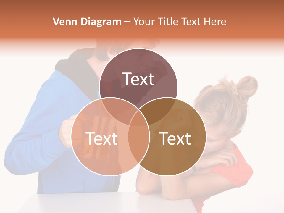 A Man And A Woman Are Screaming At Each Other PowerPoint Template