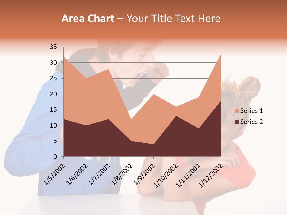 A Man And A Woman Are Screaming At Each Other PowerPoint Template